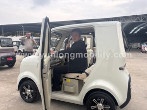 Yunlong <span class=keywords><strong>Q5</strong></span> EEC L6e, Vehículo Eléctrico de Nueva Energía con Tracción Trasera, Asientos de Cuero, Cámara Trasera y Sin Necesidad de Licencia de Conducir - Product Image 4