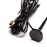 Antenne WiFi double bande 2,4 GHz 5,8 GHz à gain élevé 5dBi avec base magnétique, câble RG174 de 2 m, connecteur RP-SMA mâle pour routeur et carte réseau