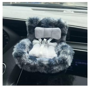 ที่นั่งตุ๊กตาในรถ17ซม. น่ารักและใช้งานได้จริงพร้อมคลิปติดช่องแอร์อุปกรณ์เสริมภายในสำหรับกล่องตาบอดของสะสมตุ๊กตาแฟนๆ - Product Image 5