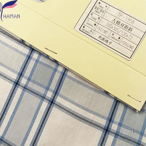 Custom Blue Check Rayon Viscose Double-Sided Twill Garment Fabric for Girls Boys for <strong>Ladies</strong> Kids Dresses <strong>Bed</strong> Sheet Pants Suit - Product Image 6