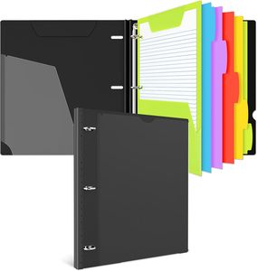 Tùy chỉnh có thể thay thế Refill A5 xoắn ốc Binder máy tính xách tay với túi nhựa, Divider & lót giấy trường văn phòng nguồn cung cấp. - Product Image 1