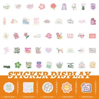 100 autocollants simples pour l'apprentissage de l'anglais, autocollants en PVC imperméables avec citations motivantes pour ordinateur portable, carnet, décoration de la maison