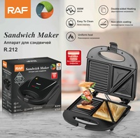 Grille-pain Compact antiadhésif pour la maison, Panini, presse, Triangle, petit déjeuner