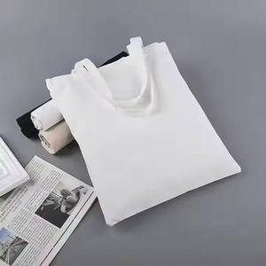 Custom Printed Logo Reusable Shopping <b>Bags</b> 12oz Print Plain <b>White</b> Blank 100% Cotton Canvas <b>Tote</b> <b>Bag</b> With Magnet Buckle - Product Image 5