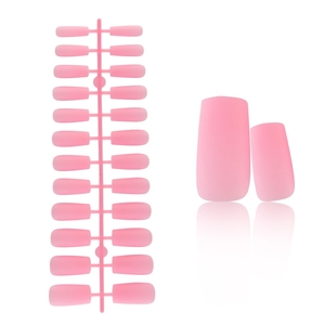 <span class=keywords><strong>Uñas</strong></span> Postizas Premium de 24 Piezas, Mate, Cuadradas, de Color Sólido, sin Acabado, con Adhesivo Completo, para Uso Transfronterizo - Product Image 6