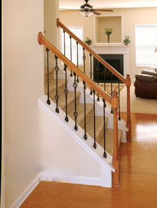 Bằng Gỗ Cầu Thang Top Rắn Sồi Đỏ Cầu Thang Newels Truyền Thống OEM/ODM Newel Bài Gỗ Với 1 Năm Bảo Hành Từ Việt Nam - Product Image 2