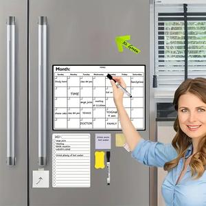 Bloc-notes adhésif personnalisé pour planificateur, bloc-notes pour enfants, <span class=keywords><strong>liste</strong></span> de choses à faire magnétique pour <span class=keywords><strong>le</strong></span> réfrigérateur, aimant pour réfrigérateur, autocollant magnétique avec marqueurs - Product Image 2