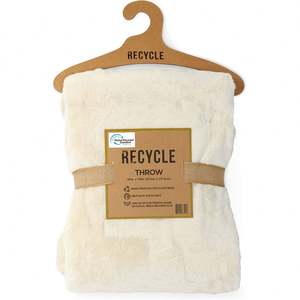 Manta polar de franela RPET de poliéster ecológico para supermercado Manta de plástico de poliéster reciclado - Product Image 5