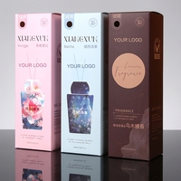 Boîte en papier personnalisée de luxe pour diffuseur de parfum avec trou, emballage de luxe en gros pour huiles essentielles