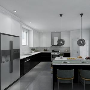 Canadá del Gabinete de cocina del estilo con piedra de cuarzo encimera - Product Image 1