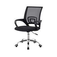 Chaise de bureau moderne réglable en hauteur, confortable, avec coussin en latex, pivotante, pour la maison et le bureau