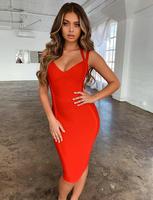 Robes tricotées personnalisées Robe de soirée élégante Bodycon Bandage pour femme
