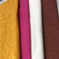 Großhandel 500kg Leinen Textil Kleid Stoff Bedrucktes Muster 100% Strick Jersey Leichtes, glattes Schuss gefärbtes PP Bag Shirt ing