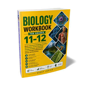Quaderno di esercizi di biologia per le classi 11-12_ Manuale avanzato di biologia cellulare per la medicina, con rilegatura perfetta - Product Image 1