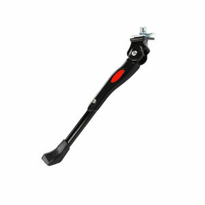 Cavalletto Regolabile HONGSEN in Lega di Alluminio per Bicicletta con Supporto Centrale e Poggiapiede, Misure 22-27CM, Opzioni Nero/Bianco - Product Image 1