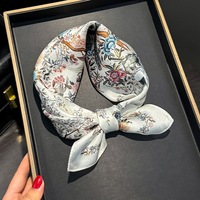Bandana en soie personnalisé avec logo, respirant, pour l'été, couvre-chef, bandana personnalisé pour le lieu de travail, accessoire de mariage