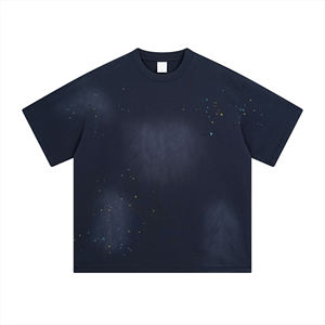 2025 SS New 325GSM Tee Spray-Monkey, Color Splatter Unisex - Product Image 1
