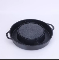 Multifunctionele ronde antiaanbak hotpotgrill voor commercieel gebruik, ideaal voor restaurants, hotels, buffetcafeterias