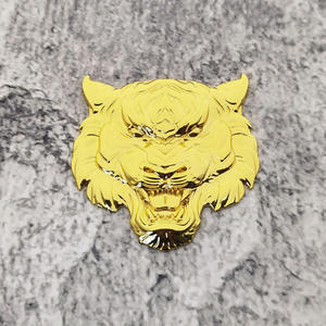 Auto Persoonlijkheid China-Chiccar Sticker Metalen Gemodificeerde Carrosserie Sticker 3d Tijgerkop Auto Logo - Product Image 6