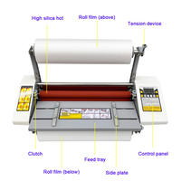 Machine de plastification à chaud MIEYR A3 à rouleaux chauffants pour formats de papier A4 A5 A6