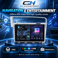 Pour VW Golf 7 2013-2017 2Din Android Auto Autoradio Multimédia Carplay GPS Navigation Compatible