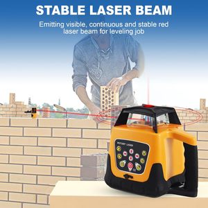 Iglobalbuy Kit de Sistema de Nivelación Automática, Trípode de Topografía con Barra de Aluminio (16.4 pies), Modelo Automático con Haz Rojo CN - Product Image 1