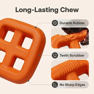 Jouets pour chiens personnalisés indestructibles, jouet à mâcher durable pour les chiens agressifs, sûr, non toxique, en caoutchouc naturel, OEM ODM - Product Image 4