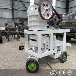 เครื่องบดกรามขนาดเล็กแบบดีเซล รุ่น PE150X250/PE250X400 สำหรับหินและแร่ พร้อมมอเตอร์หลักและชิ้นส่วนตลับลูกปืน จัดจำหน่ายในประเทศจีน - Product Image 2