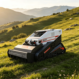 Tondeuse robot chenillée télécommandée à essence <span class=keywords><strong>4</strong></span> temps 1000 mm pour pentes et terrains agricoles, usage intensif - Product Image 3