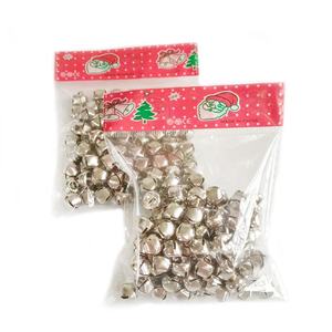 100件10毫米12毫米金银小金属铃铛圣诞闪亮铃铛节日派对装饰品饰品 - Product Image 5