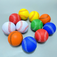 Ballon de baseball souple en mousse PU de 7 cm/9 cm, jouet de sécurité pour l'entraînement, avec logo personnalisé, vente en gros pour enfants