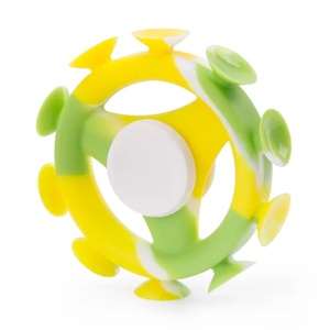 Nhà máy tùy chỉnh bán buôn BPA cấp thực phẩm miễn phí Silicone trẻ em bồn chồn Đồ chơi cốc hút ngón tay bồn chồn <span class=keywords><strong>Spinner</strong></span> - Product Image 5