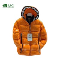 Veste Doudoune Homme en Coton à Fermeture Éclair, Personnalisée et Très Vendue, avec Sangle Imprimée, Épaisse, pour Homme – Vente en Gros