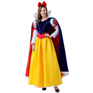 Disfraz de Blancanieves para Adultos, Vestido de Princesa con Capa para Fiestas de Cosplay y Eventos - Product Image 3
