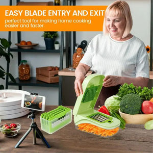 Coupe-légumes multifonctionnel en acier et PP pour la cuisine et le service – Vente en gros - Product Image 2