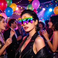 Nouvelles Lunettes Numériques Modèle 2026 Laser 2027 Design LED – Nouveautés de Fête en Gros pour Décoration Visuelle du Nouvel An