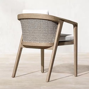 Muebles de Teca de Lujo, Juego de Comedor de Madera para Exteriores, Mesa y Sillas de Madera Sólida para Jardín - Product Image 5