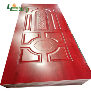 920*2150mm White <strong>Premier</strong>/Wenge/Wood Veneer/Melamine Molded HDF Door Skin - Product Image 6