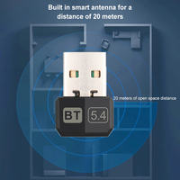 Adaptateur sans fil USB BT5.4 pour PC, haut-parleur, souris sans fil, clavier, récepteur audio musical, émetteur, lecteur sans fil gratuit
