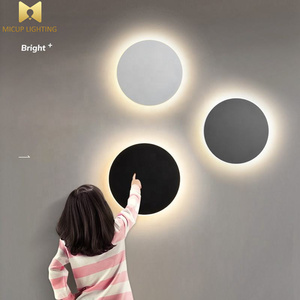 Hiện đại tối giản vòng Tường Đèn LED ánh sáng trong nhà chiếu sáng phòng ngủ cảm ứng nhạy cảm ấm trắng chuyển động cảm biến cầu thang Đèn tường - Product Image 6