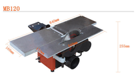 Nouvelle petite fraiseuse multifonctionnelle trois-en-un entièrement automatique pour le travail du bois, capable de scier, percer et planer sur table
