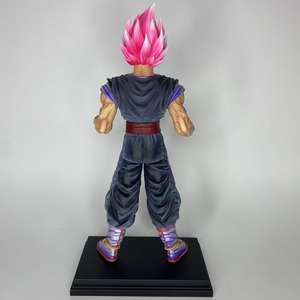 Figura de Acción de Goku Super Saiyan 2 de 32 cm, Dragon Ball Z, Color Rojo Melocotón y Amarillo, Nueva Figura de Anime de PVC, Juguete de Colección - Product Image 6