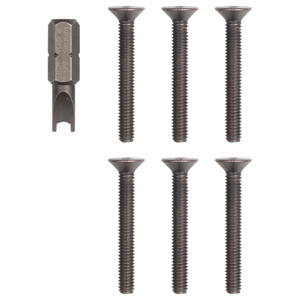 Kit de vis noires Pixel Up, 6 pièces M3x5mm M3x7mm avec outil pour accessoires de câblage - Product Image 1