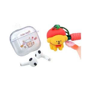 Audífonos Inalámbricos TWS-K17 con Estuche Protector de Silicona y Cordón con Diseño de Perrito - Product Image 4