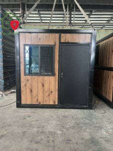 Maison conteneur pliable en panneaux sandwich en acier galvanisé, préfabriquée, écologique, imperméable et respirante - Product Image 2