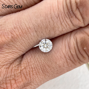 Diamant de laboratoire IGI, taille ronde, 1 carat, couleur D-E E-F, clarté VVS, diamant HPHT CVD non monté - Product Image 6