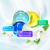 Lessive en capsules personnalisée 4 en 1, écologique, longue durée, nettoyage en profondeur, parfum naturel, protection des couleurs, adoucit les tissus, lavage à la main