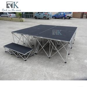 Pasamanos de escalera de escenario cuadrado inteligente de aluminio de fácil instalación duradero para venta al por mayor o alquiler - Product Image 3