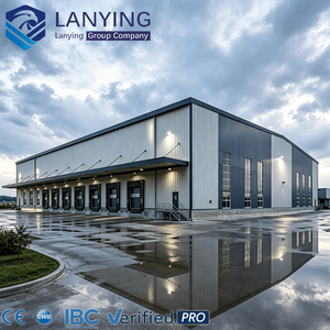<span class=keywords><strong>Edificio</strong></span> de Almacén de Estructura de Acero Prefabricado de 1000 Metros Cuadrados para Fábrica de Alimentos - Product Image 1