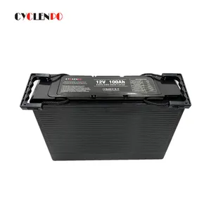 12v 100ah Lifepo4 Battery Ultra Thin Lifepo4 Battery Pack 12v 100ah Deep Cycle Battery 12v 100ah For Vehicle/off Road/solar Energy System